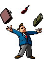 Juggling Businessman